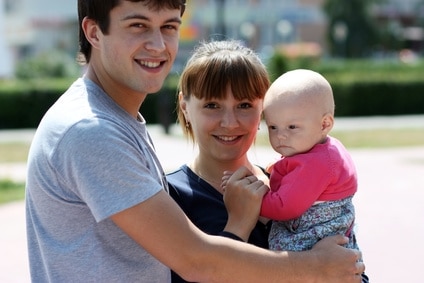 jeunes parents étudiants